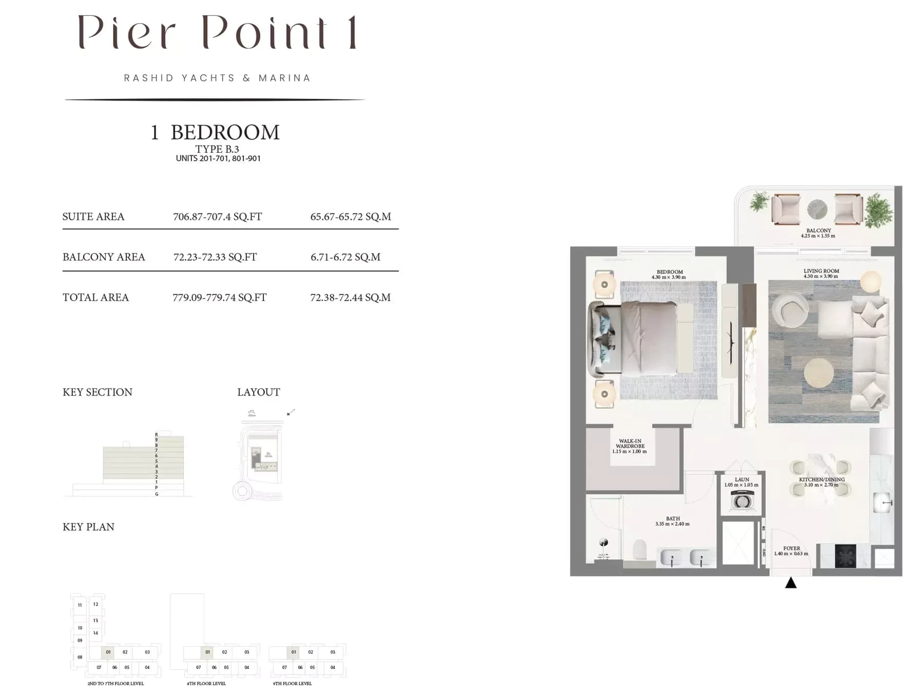 1 Bedroom Apartment